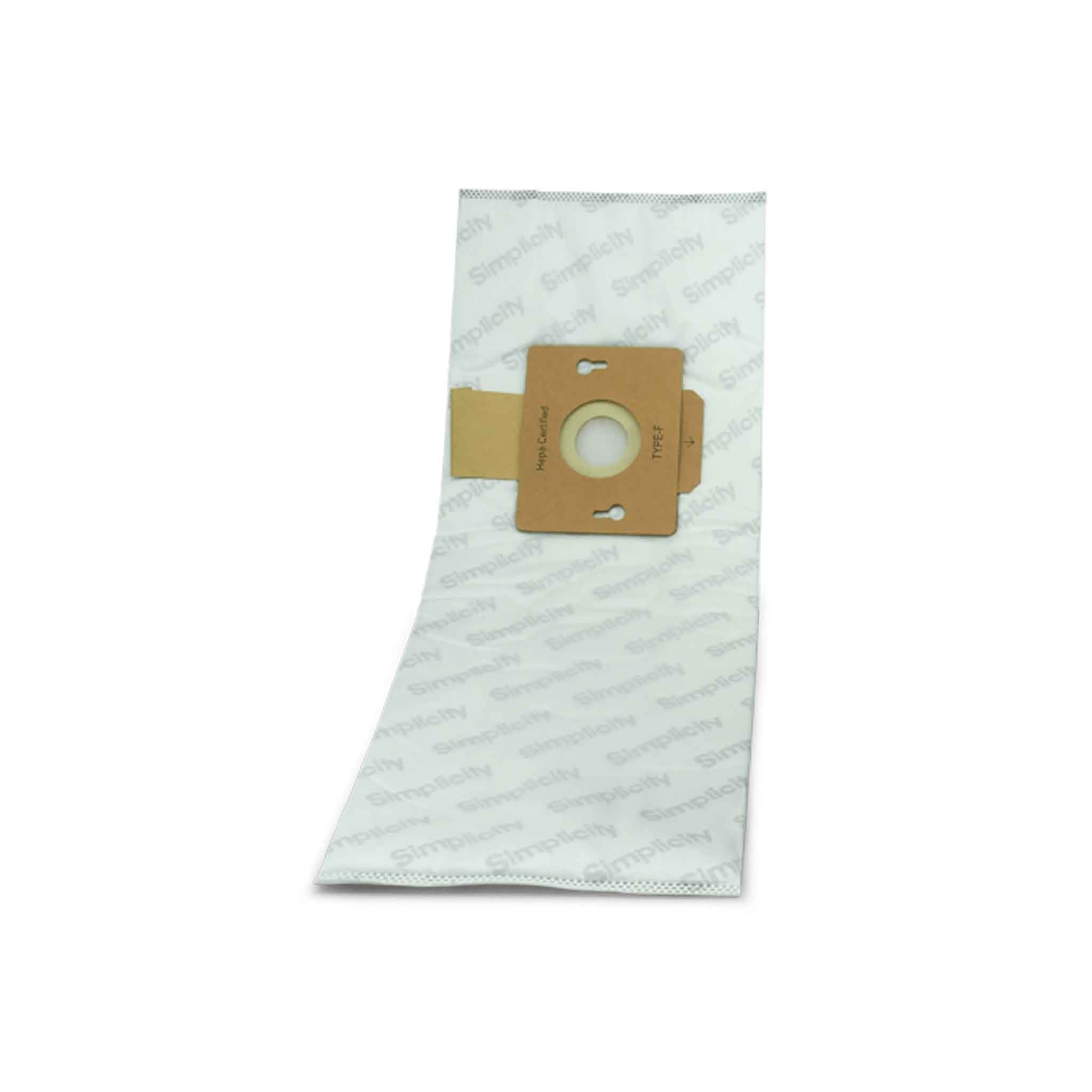 thumbnail image 2 of 6-Pack Riccar Type F Vacuum Bags By DVC, Compatible With Simplicity & Supralite Models 2 of 6